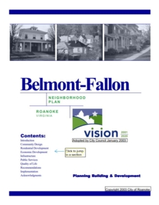 Belmont Fallon Neighborhood Plan
