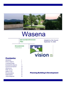 Wasena Neighborhood Plan