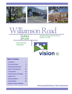 Williamson Road Area Plan